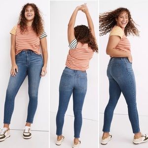 Madewell Curvy High-Rise Skinny Crop Jeans